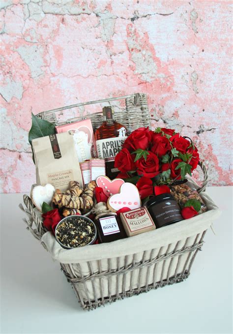 flowers and chocolate gift basket